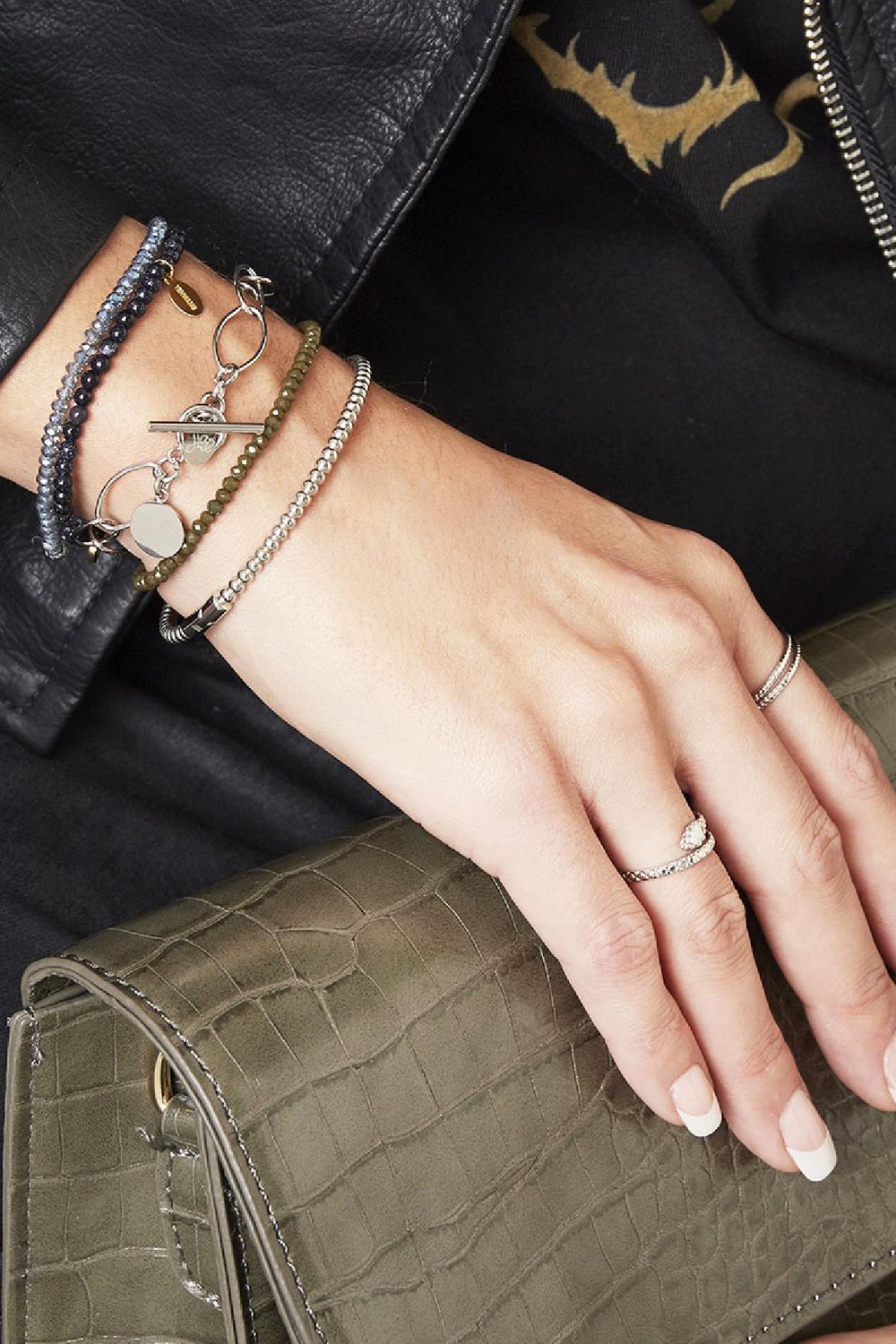 Bracelet Tess Couleur or Acier inoxydable h5Image2